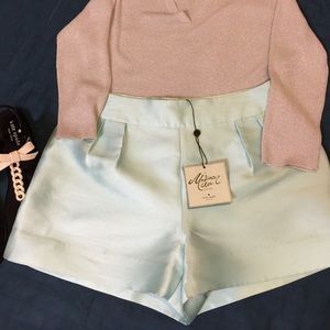 KATE SPADE♠️ NWT Raya grace blue shorts size 8🆕
