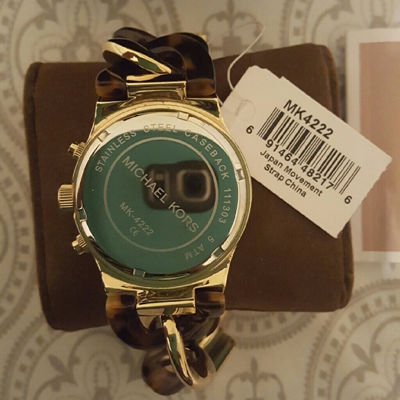 Michael Kors Chain Link Watch #MK4222, NWT - Picture 3 of 4