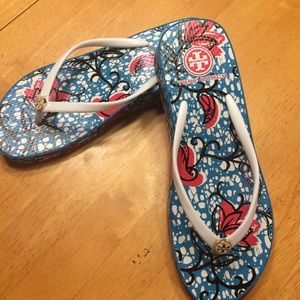 Tory Burch wedge thong flip flop