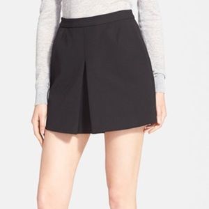 Vince inverted pleat skirt