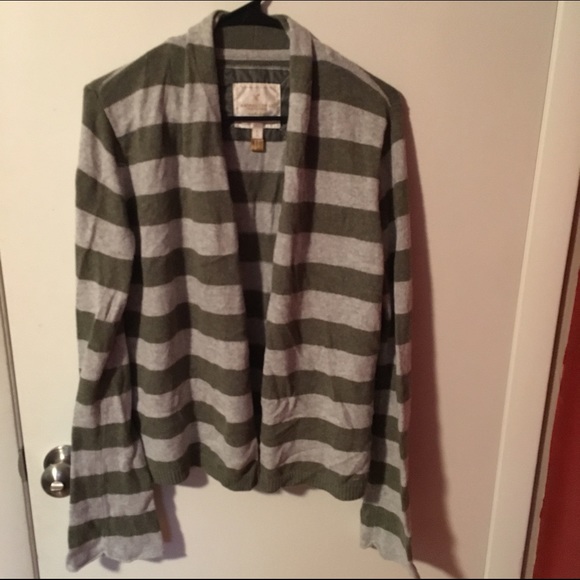 Striped cardigan