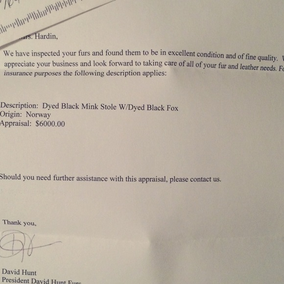 Appraised Norwegian Mink & Fox Fur-Koslow's Furs! - Picture 2 of 4