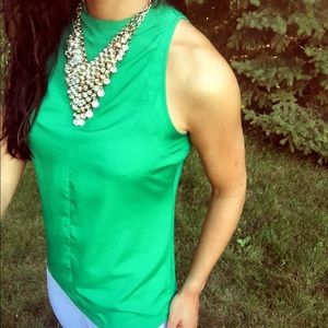 High Neck Sleeveless Top