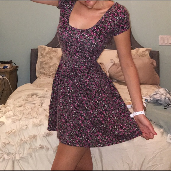 floral skater dress
