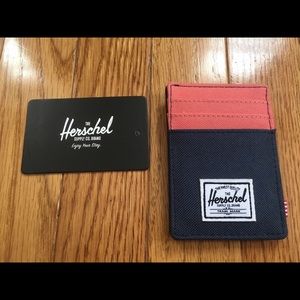 Brand New Herschel Canvas Money Clip