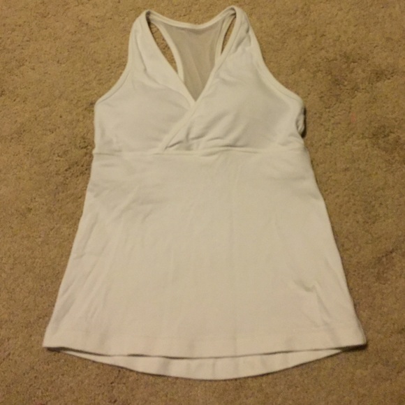 Lululemon white tank