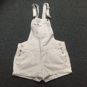 NWOT white shortalls