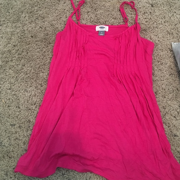 Old navy hot pink tank top!