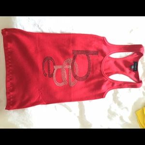 NWOT red Bebe tank!!