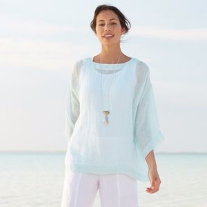 Pure Jill Airy-Weave Kimono