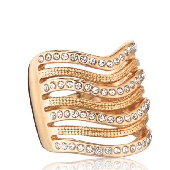 Clear Layered Ring