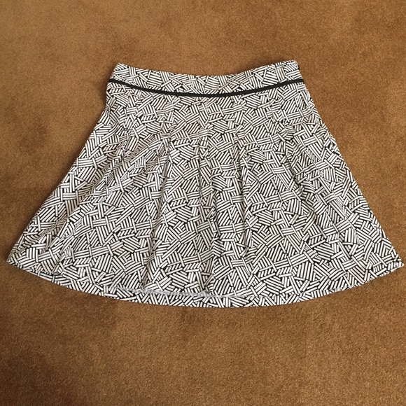 Black and white skirt
