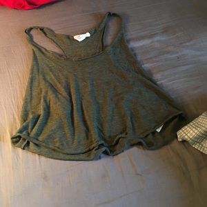 Forever21 slub knit crop top.