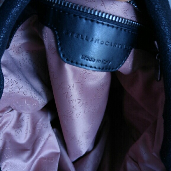 falabella shaggy deer fringe tote black - Picture 2 of 2