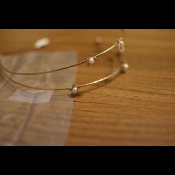 Gold and pearl Headband