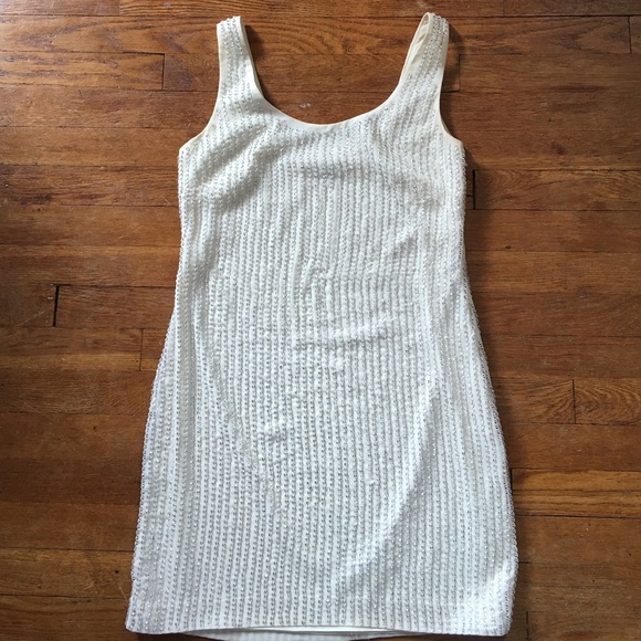 White Crystal Ann Taylor Dress - Picture 2 of 2