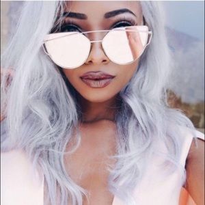 Glow Glam Cali Sunglasses in rose gold