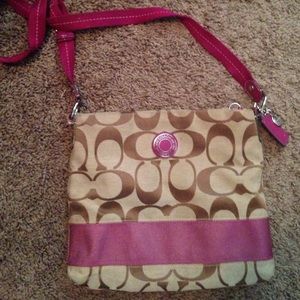 Coach cross body purse