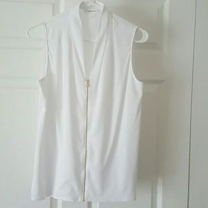 Calvin Klein sleeveless blouse