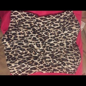 Cheeta print corset