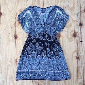 Paisley baby doll dress