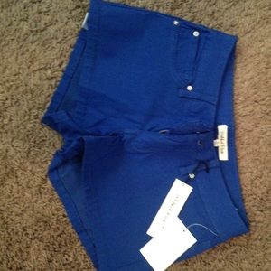 Blue shorts