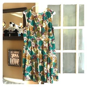 ModCloth flowered dress, NWT
