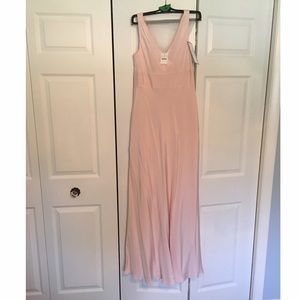 NWT J Crew Sophia gown in blush
