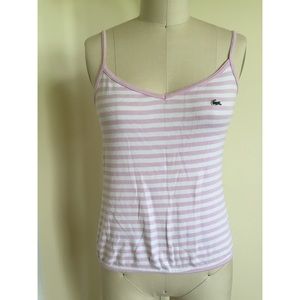 Lacoste striped tank top