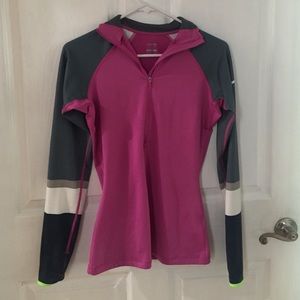 Nike pro half zip