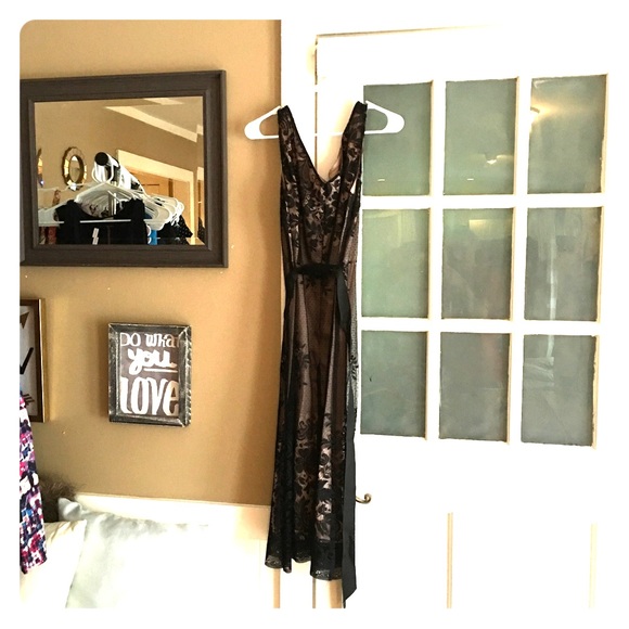 T-length dress, worn once