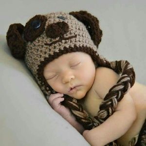 Crochet puppy dog set