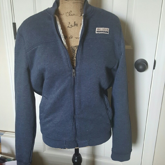 Hollister zip up coat