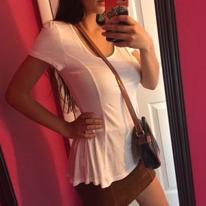 Flowy white tee (zenana outfitters)