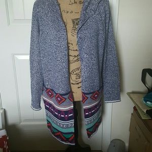 Aztec longer cardigan. Perfect for lularoe legging