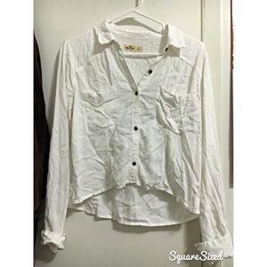 Hollister Cropped Shirt