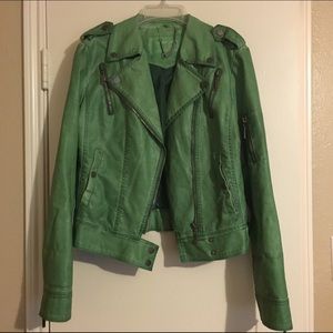 Green Leather Jacket