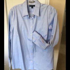 Lands' End long sleeve Pinpoint Oxford