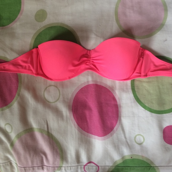 Hot pink bandeau top