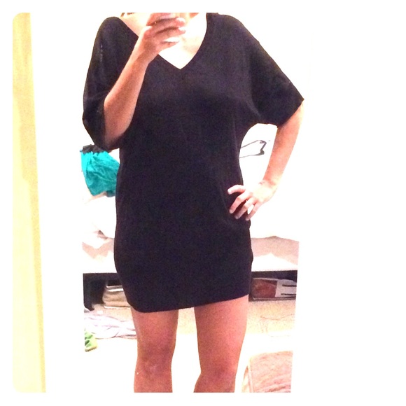 Off shoulder knit dress