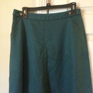 The Limited Green Skirt