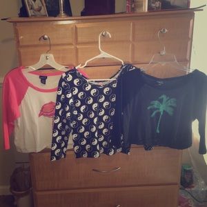 Long Sleeve Crop Top Bundle!