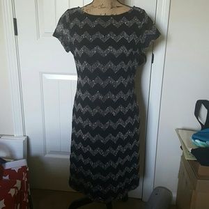 Ninewest chevron print dress