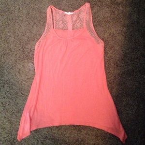 Coral tank top