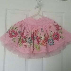 Sweet Pink tulle flower skirt