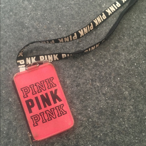 PINK lanyard