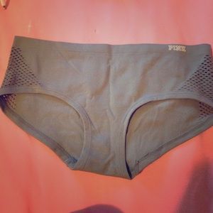 Pink Victoria's Secret grey seamless panties
