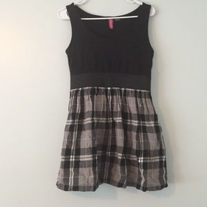 Plaid Skirt Tank Top Dress