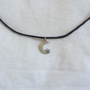 star on moon choker