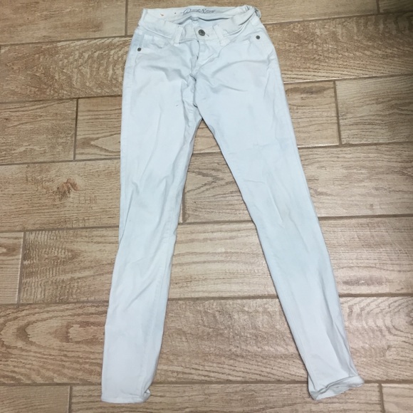 Old navy rockstar white skinny jeans